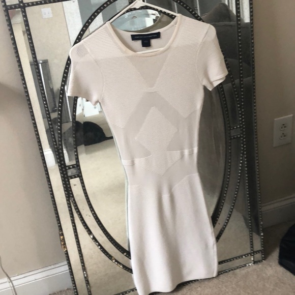 French Connection White Bodycon Mini Dress, 4 - Picture 2 of 5